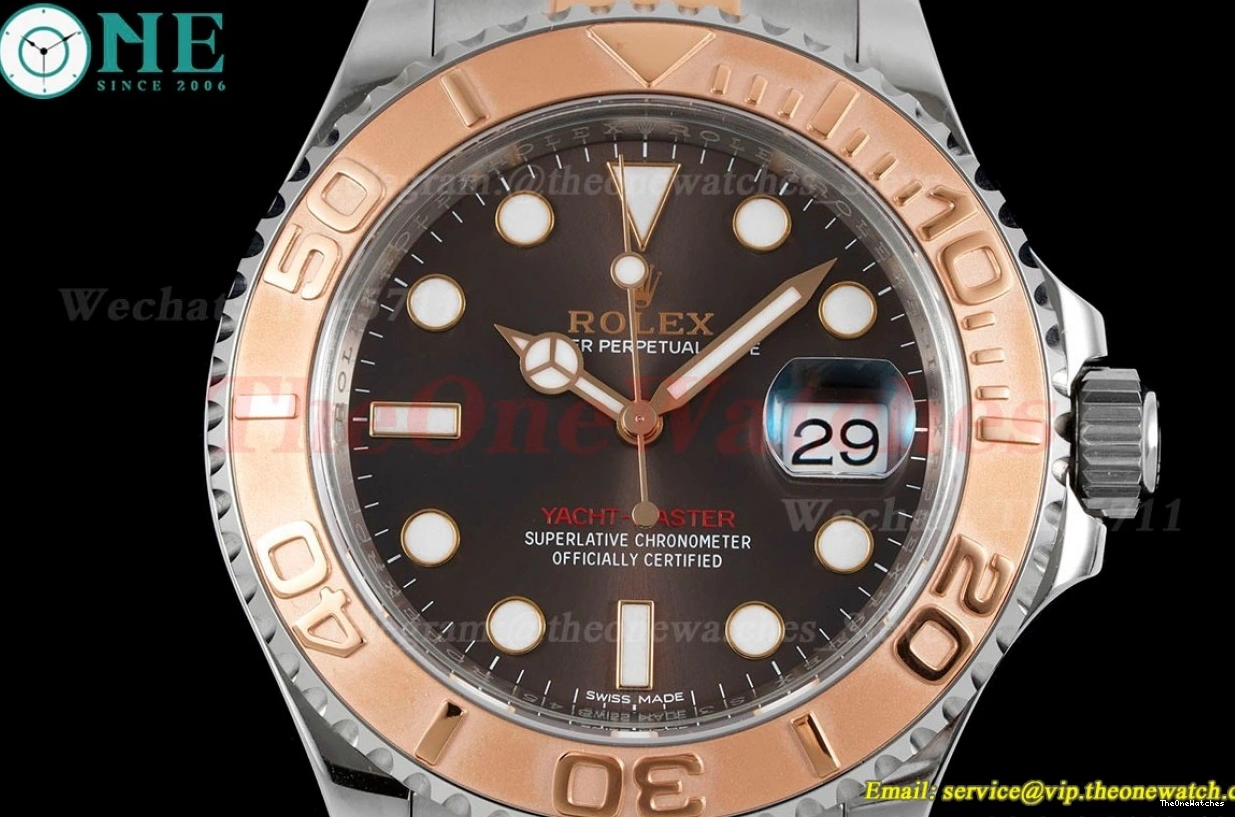 VSF Dial VS3135 Yacht-Master Brown 116621 RG SS 40mm 0131
